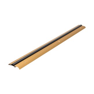 Fixman Deurtochtstrip - aluminium - tochtwerend, geluidwerend en waterwerend - 914 mm x 80 mm - goudkleurig - voor deuren