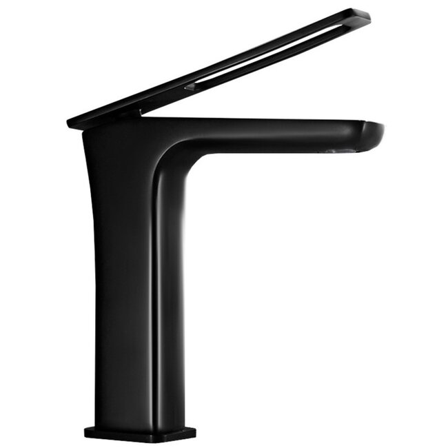 REA Wastafelkraan - Laag Model - Mat Zwart - Eengreeps - Modern Design