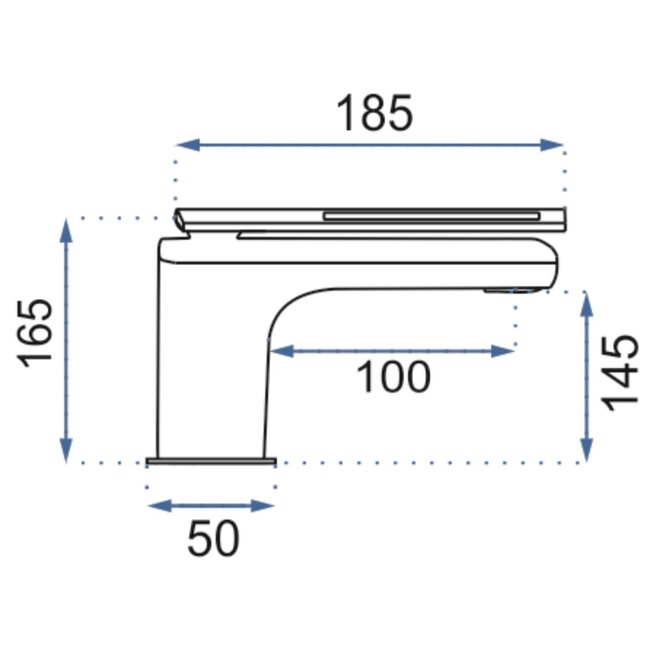 REA Wastafelkraan - Laag Model - Mat Zwart - Eengreeps - Modern Design