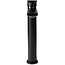 REA Hoog model wastafelkraan - mat zwart - modern design - messing - 225 mm hoogte
