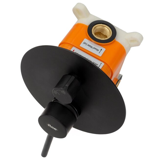 REA Inbouw regendouche - mat zwart - 30 cm - luxe douche-ervaring