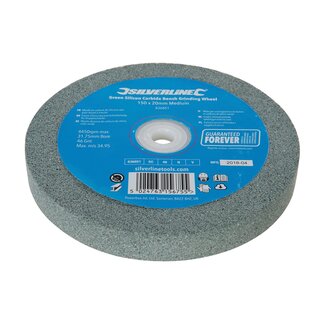 Silverline Slijpwiel - siliciumcarbide - Ø 150 x 20 mm - groen - medium korrelgrofte