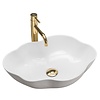 REA Pearl Opzetwastafel - Waskom - 51.5 x 37.5 x 13.5 cm - Glans Wit REA Pearl Opzetwastafel - Waskom - 51.5 x 37.5 x 13.5 cm - Glans Wit