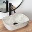 REA Camelia Opzetwastafel - Waskom - 42 x 34 x 14 cm - Light Stone