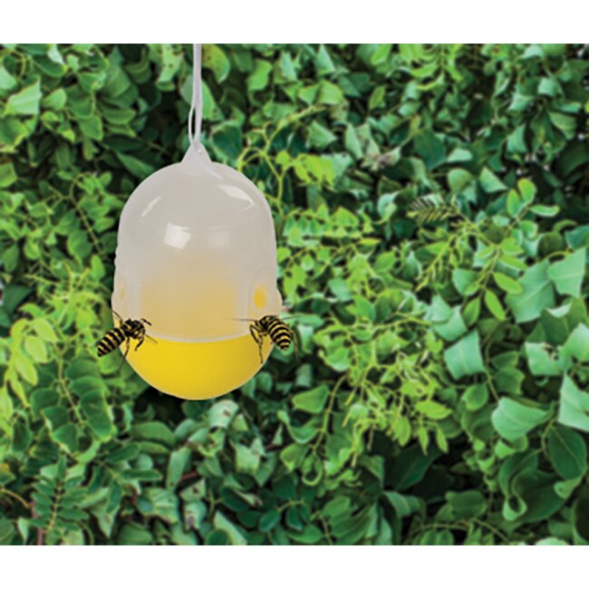 Fixman wespenval - kunststof - gifvrij, veilig voor dieren en mensen - 12.5 cm - diameter 8 cm - diverse kleuren - tuin