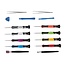 Silverline Precisie reparatieset - koolstofstaal - handvat 9,8 cm - diverse kleuren - 16-delig - voor telefoon, tablet, laptop