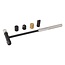 Silverline Hobbyhamer met 6 verwisselbare koppen - 75 g - Aluminium handvat met gekartelde grip