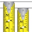 Silverline Rolmaat met Blokkeerknop - Lengte 3 meter x 16 mm