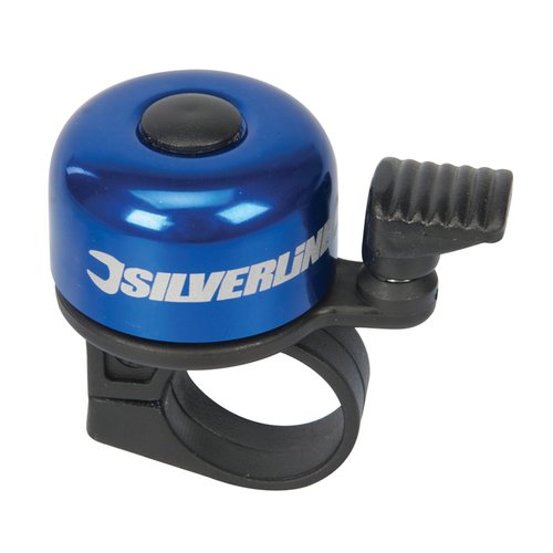 Silverline Fietsbel met Veersysteem - Blauw Silverline Fietsbel met Veersysteem - Blauw