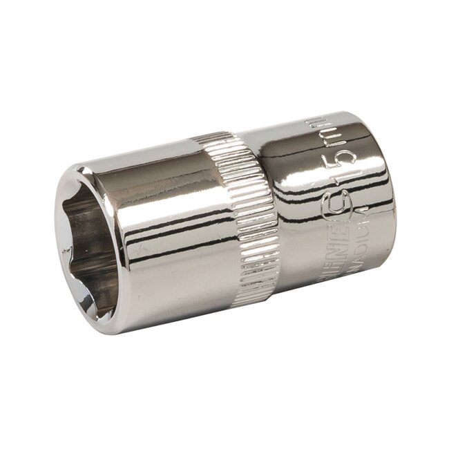 Silverline Zeskantige dop - 15 mm - chroom vanadium - roestbestendig - precisie gesmeed