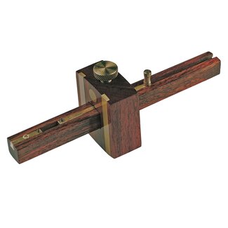 Silverline Dubbele kruishout - hardhout - koperen details - 230 mm