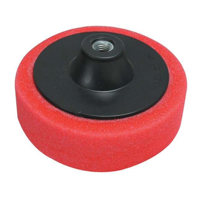 Silverline Extra zachte polijstkop - Ø 150 mm - Rood - Voor voertuigen en boten