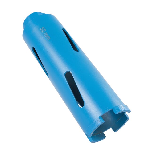 Silverline Diamant kernboorset - zware uitvoering - droog boren - 28, 52 en 107 mm - zwart - 7-delig - beton - met koffer