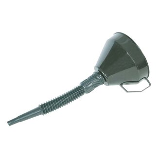 Silverline Plastic trechter met gaasfilter - Ø 160 mm - zwart - duurzaam en hittebestendig Silverline Plastic trechter met gaasfilter - Ø 160 mm - zwart - duurzaam en hittebestendig