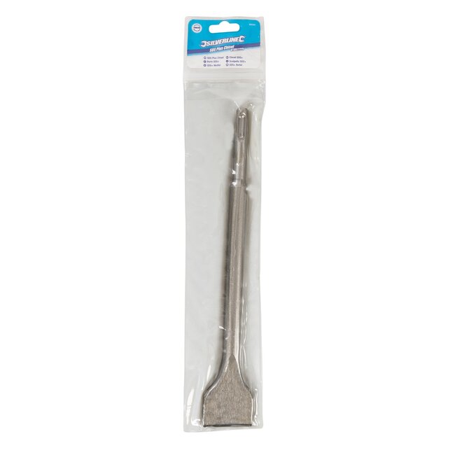 Silverline SDS-plus beitel - 40 x 250 mm - gehard, gesmeed staal - breek- en sloopwerk op steen en beton - zandstraal afwerking