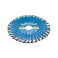 Silverline Diamant turbo wave snijschijf - 115 mm - Gesloten velg - Voor nat en droog slijpen