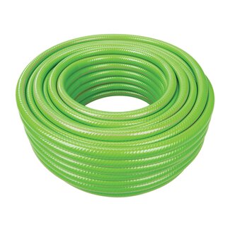Silverline tuinslang - 3-laags PVC - kinkbestendig, UV- en vorstbestendig - 30 m x 12,7 mm (1/2 inch) - groen - voor tuinbewatering