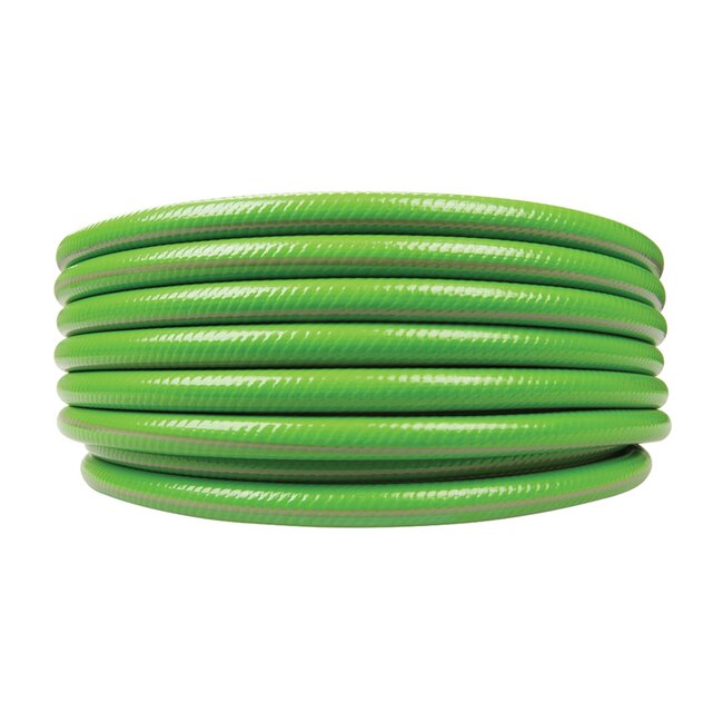 Silverline tuinslang - 3-laags PVC - kinkbestendig, UV- en vorstbestendig - 30 m x 12,7 mm (1/2 inch) - groen - voor tuinbewatering