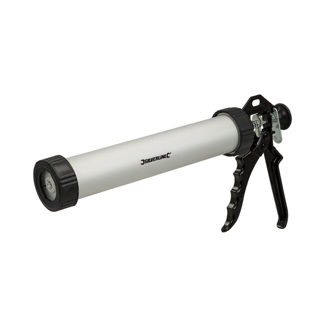 Silverline Hand kitpistool - Metalen constructie - 450 ml - Gladde afwerking - Snelverlostrekker
