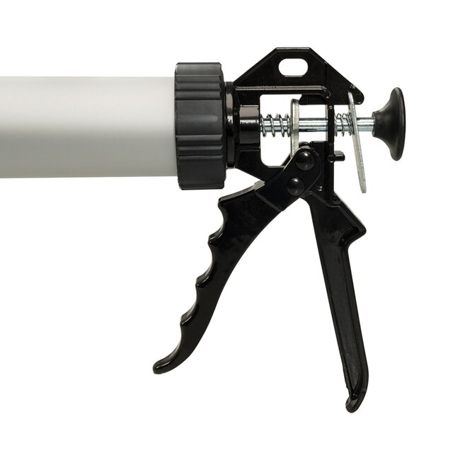 Silverline Kitpistool - metaal, gladde afwerking - 450 ml, diameter 45 mm - snelontgrendeling - nauwkeurig - siliconenkit