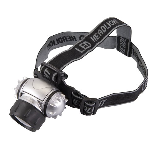 Silverline LED Krypton Hoofdlamp - 6 LED's Silverline LED Krypton Hoofdlamp - 6 LED's