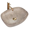 REA Freja Opzetwastafel - Waskom - 51 x 39.5 x 14 cm - Beige - Stonelook REA Freja Opzetwastafel - Waskom - 51 x 39.5 x 14 cm - Beige - Stonelook
