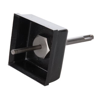 Vierkante gatenboor voor beton - hardmetalen snijranden - 77 x 77 mm - grijs - SDS-plus opname