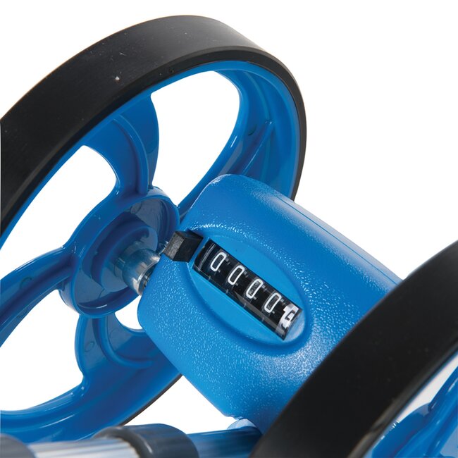 Silverline Meetwiel mini telescoopsteel 460-900 mm, analoge teller, 0-9999,9 m, inklapbaar, canvas draagtas, voor bouw en terrein