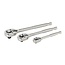 Silverline dopsleutelset - gehard chroom-vanadiumstaal - 1/4-1/2 inch - chroom - 90-delig - met ratels, koffer - auto