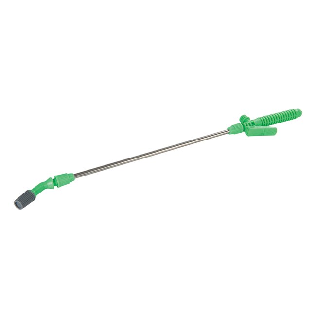 Silverline sproeilans - kunststof en aluminium - reserve, met vergrendelknop - 50 cm - groen - voor drukspuit - tuinbewatering