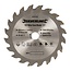 Silverline Mini cirkelzaagblad - 20 TCT tanden - Ø 85 mm - 10 mm asgat - Hout en samengesteld materiaal