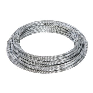 Fixman Gegalvaniseerde staaldraad - Ø 4 mm - 10 meter - Roest- en waterbestendig - Op maat te knippen Fixman Gegalvaniseerde staaldraad - Ø 4 mm - 10 meter - Roest- en waterbestendig - Op maat te knippen