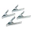 Silverline Veerklemmen - Heavy-Duty - 100 mm - 4 stuks - Staal
