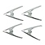 Silverline Veerklemmen - Heavy-Duty - 100 mm - 4 stuks - Staal
