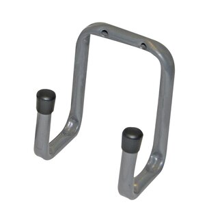 Fixman Dubbele opberghaak - staal - roestbestendig - 7 cm - klein