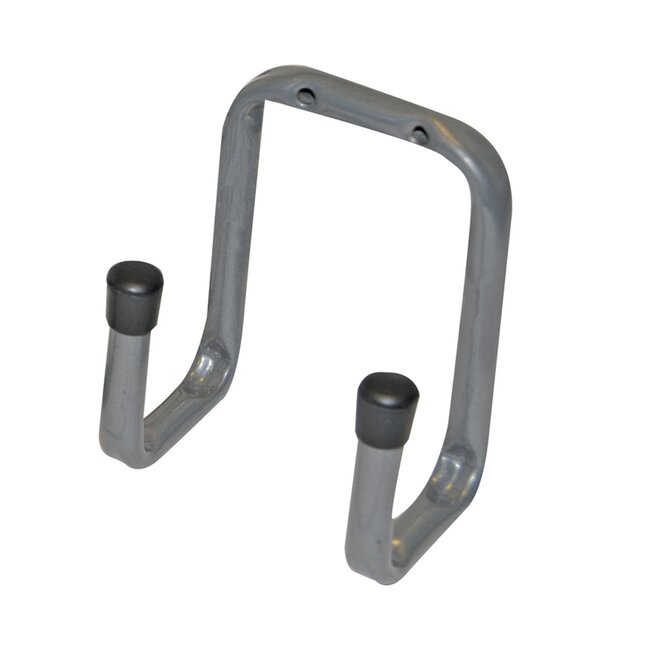 Fixman Dubbele opberghaak - staal - roestbestendig - 7 cm - klein