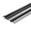Fixman Tocht- en regenprofiel voor deuren - aluminium - tocht- en regenwering - 91.4 cm x 62 mm - zilverkleurig