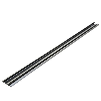 Fixman Tocht- en regenprofiel voor deuren - 914 mm x 62 mm - zilverkleurig aluminium