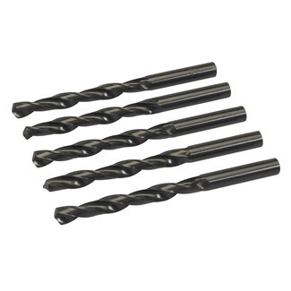 Silverline Metaalboor HSS-R - Ø 10 mm - 5 stuks - Rol gesmeed - Zwart oxide afwerking