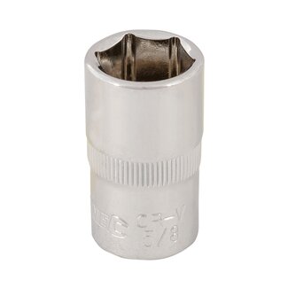 Silverline Zeskantige metrische dop - 16 mm - chroom vanadium - roestbestendig - precisie gesmeed