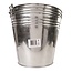 Silverline Verzinkte emmer - 14 liter - set van 3 - duurzaam staal