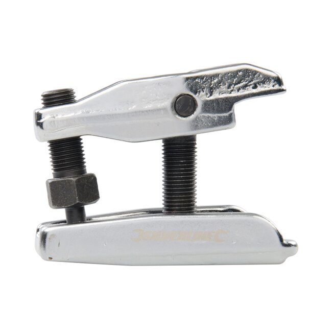 Silverline kogelgewrichttrekker - gesmeed staal - 2 stelschroeven - 20 mm - chroom - voor scheiden van kogelgewrichten in auto's