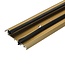 Fixman Tocht- en regenprofiel voor deuren - aluminium - 914 mm x 62 mm - goudkleurig