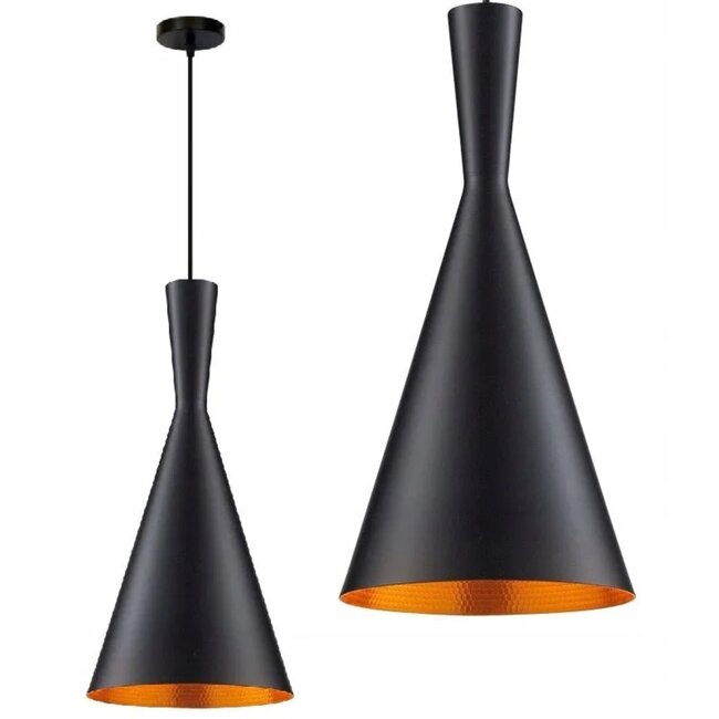 TooLight Costa Hanglamp - E27 - Ø 18.5 cm - Zwart