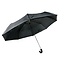 Benson Compacte vouwparaplu - zwart - 95 cm diameter - met opberghoes
