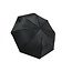 Benson Compacte vouwparaplu - zwart - 95 cm diameter - met opberghoes