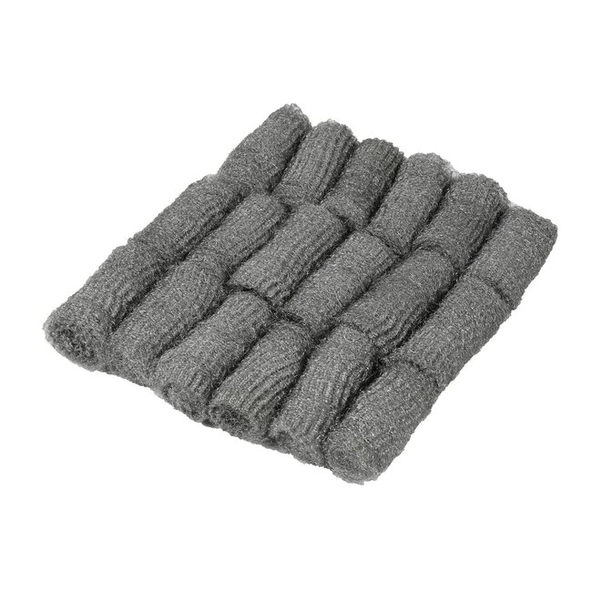 Benson Middelfijne staalwol - 18 stuks - roestverwijdering en polijsten - grijs