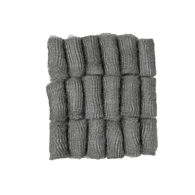 Benson Middelfijne staalwol - 18 stuks - roestverwijdering en polijsten - grijs