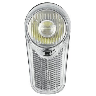 Benson Moderne led-fietskoplamp - 4 lux - zwart - inclusief batterijen - eenvoudig te bevestigen