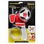 Benson Tape dispenser - ergonomisch - inclusief 2 rollen tape - grijs/rood